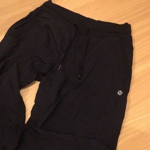 Black Lululemon joggers